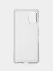 Прозрачный чехол силиконовый для Samsung Galaxy A71 накладка бампер черный / прозрачный Araree
