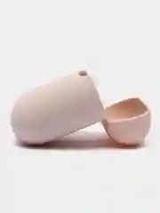 Бежевый силиконовый чехол AA для наушников Apple Airpods 1/2