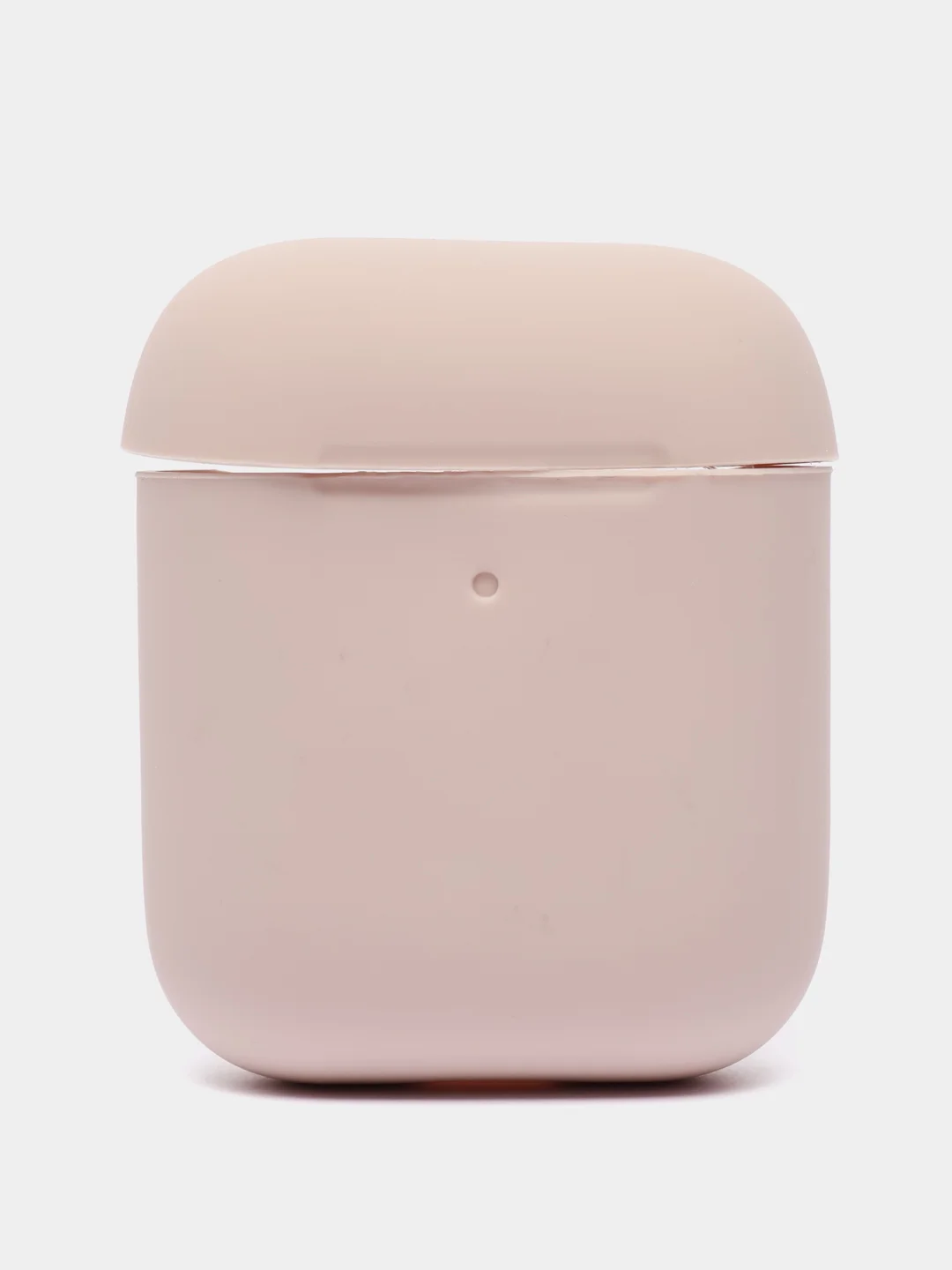 Бежевый силиконовый чехол AA для наушников Apple Airpods 1/2