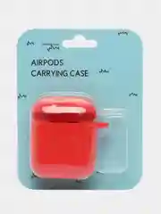 Красный силиконовый чехол AA для наушников Apple Airpods 1/2