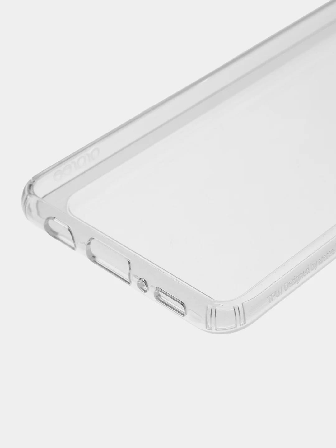 Прозрачный чехол силиконовый для Samsung A31 накладка, плотный бампер, прозрачный Araree A Cover