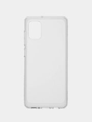 Чехол силиконовый для Samsung A31 накладка, плотный бампер, прозрачный Araree A Cover
