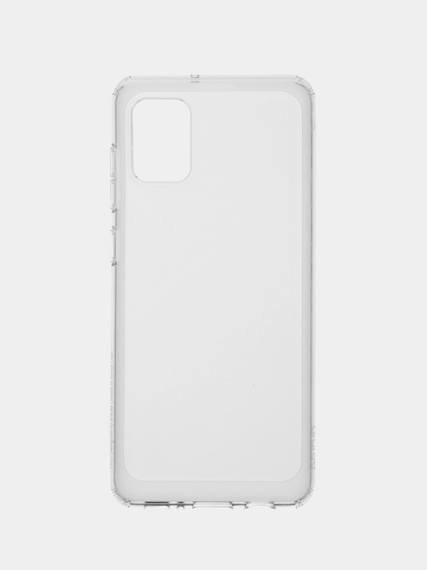 Чехол силиконовый для Samsung A31 накладка, плотный бампер, прозрачный Araree A Cover