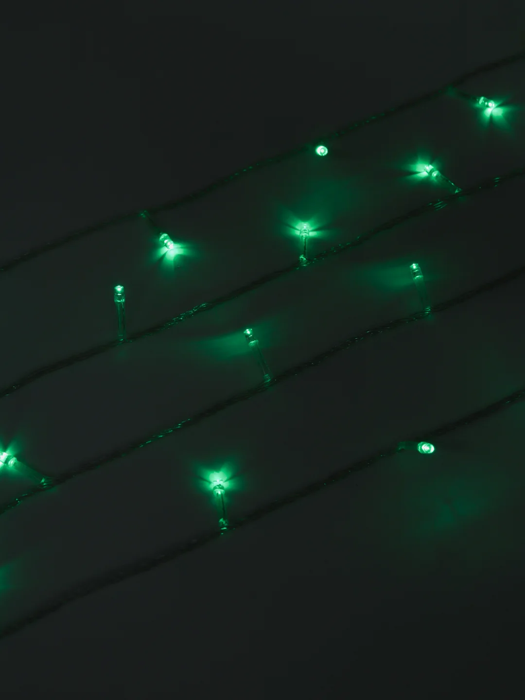 Зеленый светодиодная новогодняя гирлянда нить, 10м 100 LED лампочек и 8 режимов