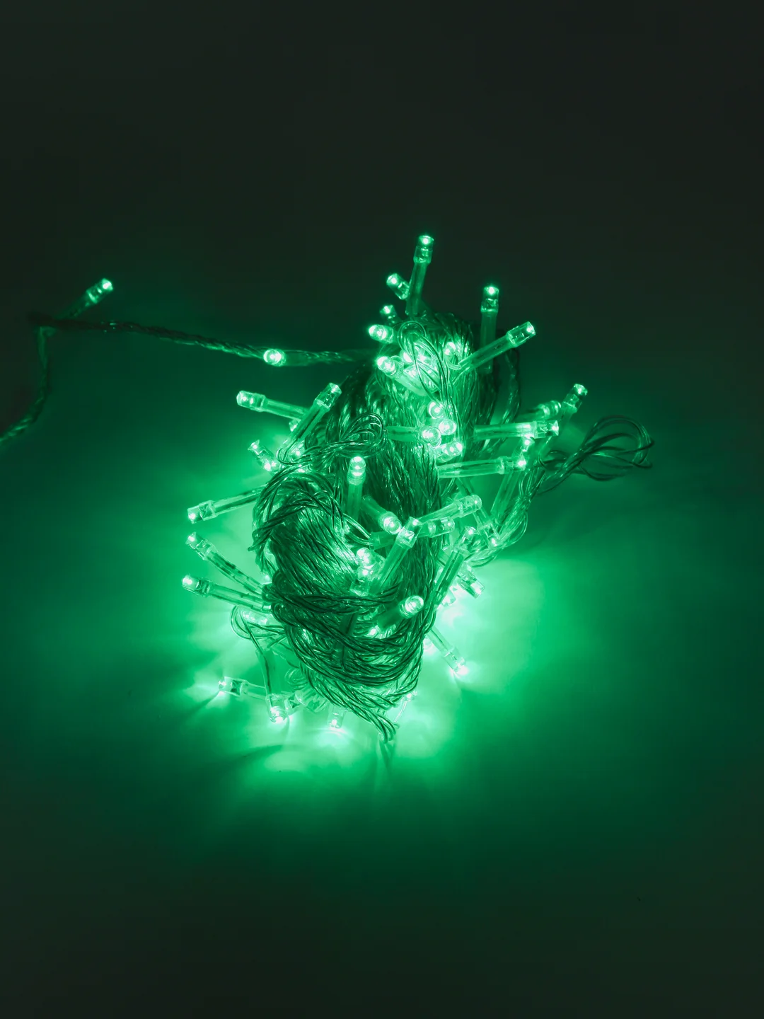 Зеленый светодиодная новогодняя гирлянда нить, 10м 100 LED лампочек и 8 режимов