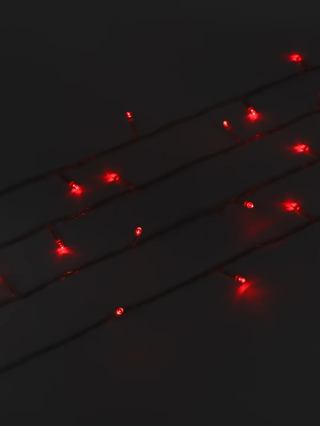 Красный светодиодная новогодняя гирлянда нить, 10м 100 LED лампочек и 8 режимов