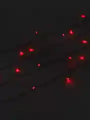 Красный светодиодная новогодняя гирлянда нить, 10м 100 LED лампочек и 8 режимов