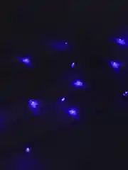 Синий светодиодная новогодняя гирлянда нить, 10м 100 LED лампочек и 8 режимов
