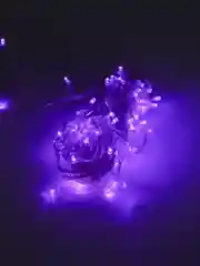 Фиолетовый светодиодная новогодняя гирлянда нить, 10м 100 LED лампочек и 8 режимов