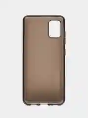 Прозрачный чехол силиконовый для Samsung Galaxy A51 накладка, плотный бампер затемненный Araree