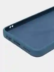 Синий чехол силиконовый для Tecno Spark 8P Microfiber, бампер, голубой, красный, синий, Borasco