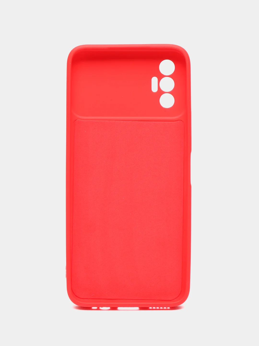 Красный чехол силиконовый для Tecno Spark 8P Microfiber, бампер, голубой, красный, синий, Borasco