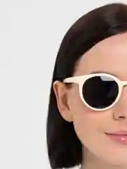 Бежевый солнцезащитные очки