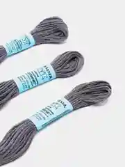 Белый нитки для вышивания мулине Gamma, 100% хлопок, номера цветов 3200-3299