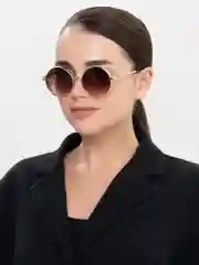 Золотой солнцезащитные очки унисекс