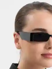 Черный солнцезащитные очки прямоугольные