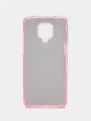 Розовый чехол SC097 Блестки для Xiaomi Redmi Note 9S