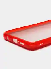 Красный чехол SC097 Блестки для Xiaomi Redmi Note 9S