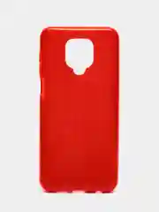 Красный чехол SC097 Блестки для Xiaomi Redmi Note 9S