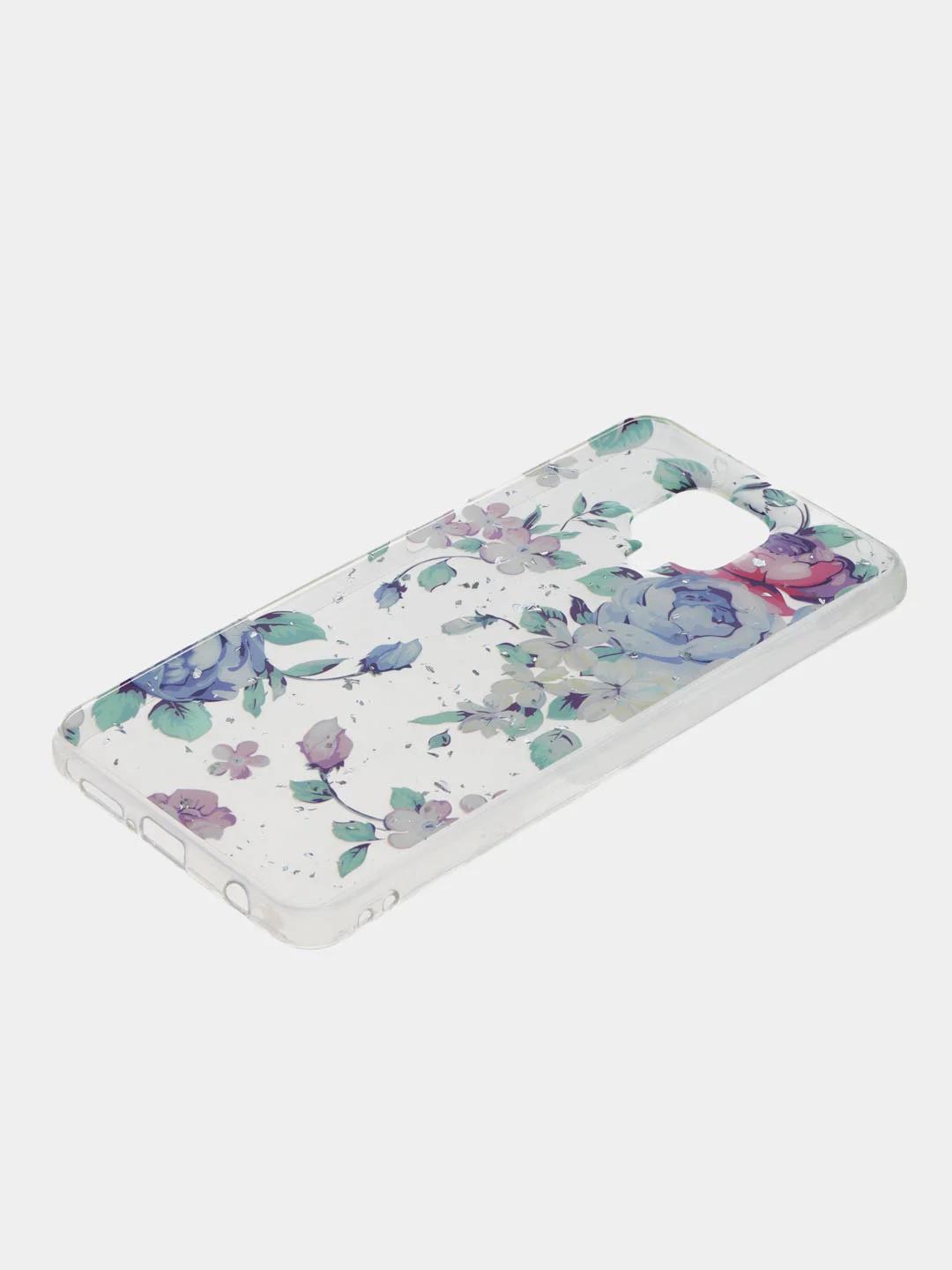 Синий чехол Summer Flowers для Xiaomi Redmi Note 9S