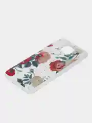 Красный чехол Summer Flowers для Xiaomi Redmi Note 9S