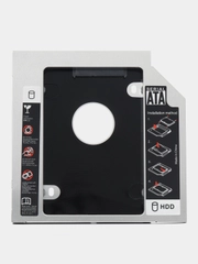 Переходник Optibay Caddy вместо дисковода 9,5 мм и 12,7 мм для SSD