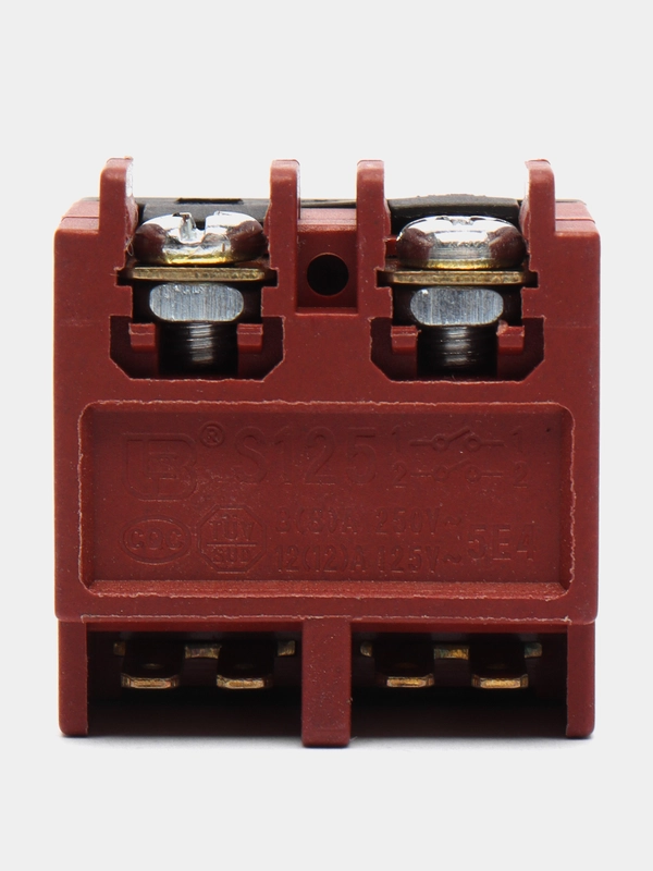 Выключатель (кнопка) 6(6)А для УШМ Интерскол 115/125 8A 250V