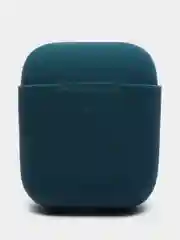 Темно-синий силиконовый чехол AA для наушников Apple Airpods 1/2