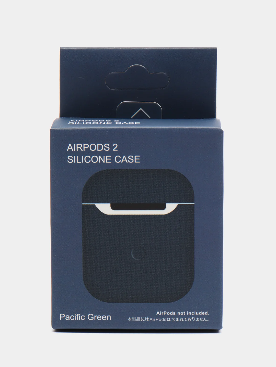Темно-синий силиконовый чехол AA для наушников Apple Airpods 1/2