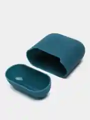 Темно-синий силиконовый чехол AA для наушников Apple Airpods 1/2