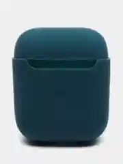 Темно-синий силиконовый чехол AA для наушников Apple Airpods 1/2