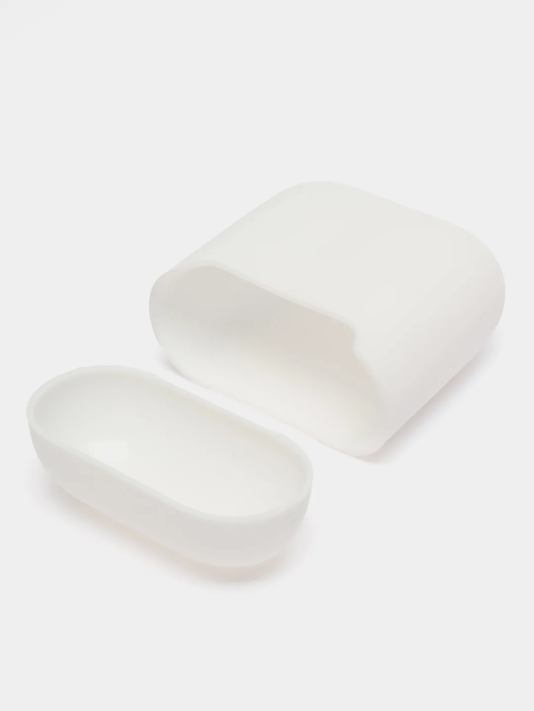 Белый силиконовый чехол AA для наушников Apple Airpods 1/2