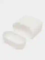 Белый силиконовый чехол AA для наушников Apple Airpods 1/2