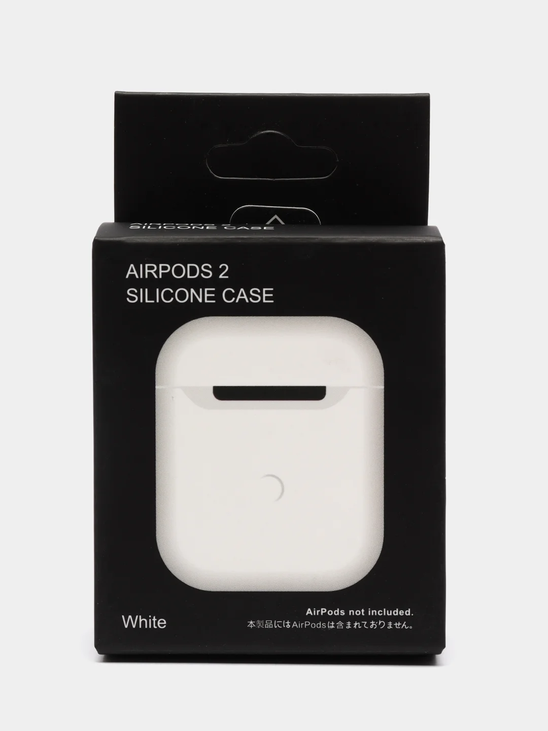 Белый силиконовый чехол AA для наушников Apple Airpods 1/2