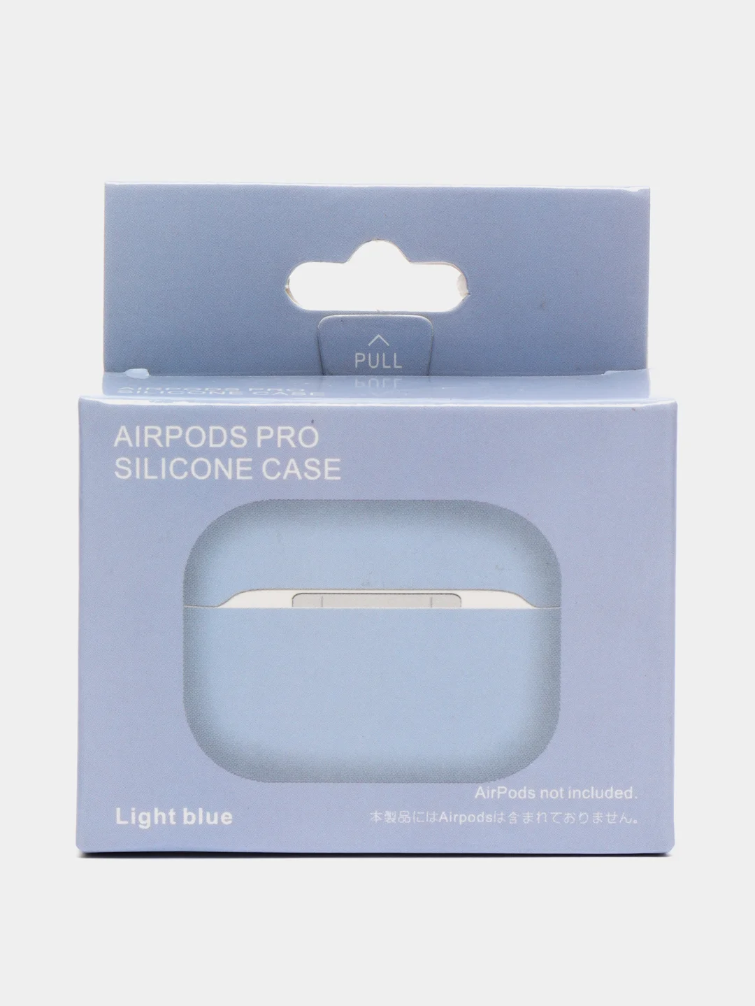 Светло-синий силиконовый чехол BB для наушников Apple Airpods Pro 1/2