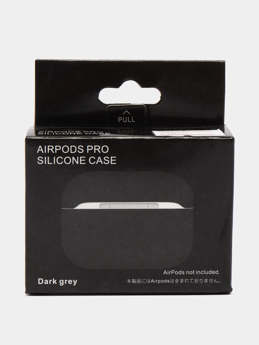 Угольный силиконовый чехол BB для наушников Apple Airpods Pro 1/2