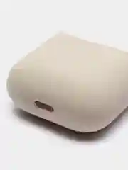 Бежевый меланж силиконовый чехол AA для наушников Apple Airpods 1/2