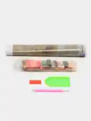 Багровый мозаика алмазная, без подрамника, 30 х 40 см