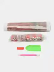 Багровый алмазная мозаика, без подрамника, 30 х 40 см