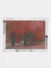 Багровый алмазная мозаика, без подрамника, 30 х 40 см