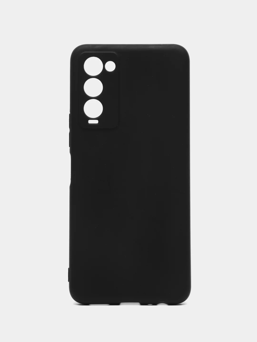 Черный чехол силиконовый для Tecno Camon 18, Tecno Camon 18P накладка бампер, черный, RedLine