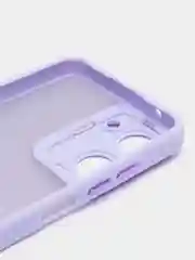 Лавандовый чехол матовый для Realme 10, Реалми 10, пластиковый, полупрозрачный, с глянцевой рамкой