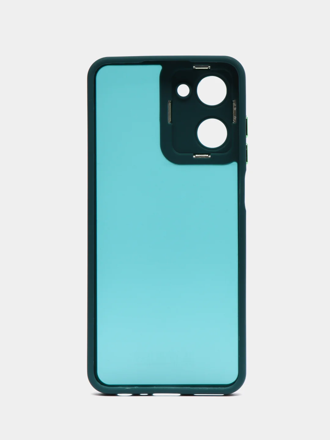 Морской чехол матовый для Realme 10, Реалми 10, пластиковый, полупрозрачный, с глянцевой рамкой