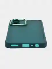Морской чехол матовый для Realme 10, Реалми 10, пластиковый, полупрозрачный, с глянцевой рамкой