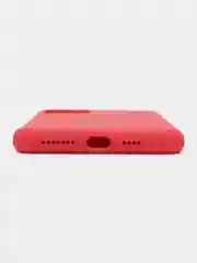 Красный чехол силиконовый для iPhone 11 Pro Max, liquid, накладка, бампер красный
