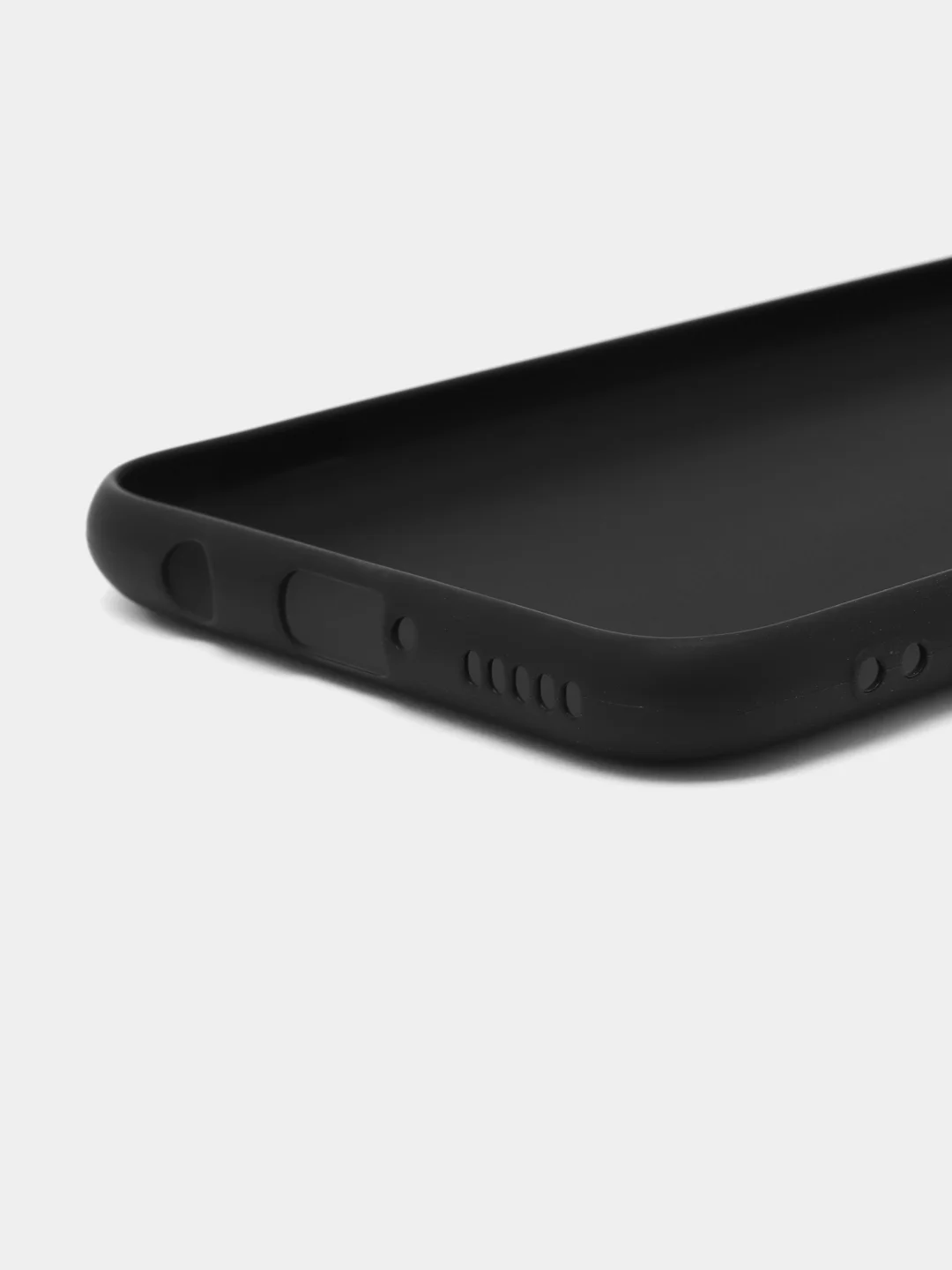 Черный чехол силиконовый для Huawei P40 Lite, накладка бампер черный, LuxCase