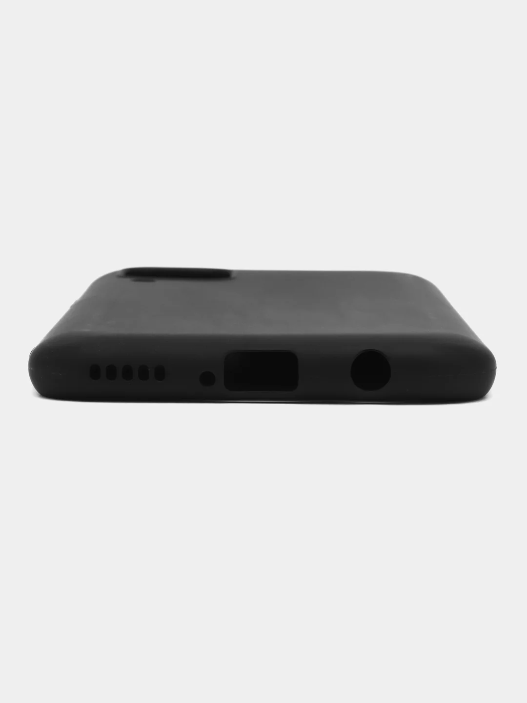 Черный чехол силиконовый для Huawei P40 Lite, накладка бампер черный, LuxCase