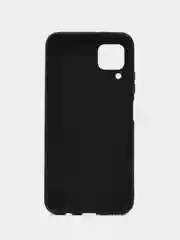Черный чехол силиконовый для Huawei P40 Lite, накладка бампер черный, LuxCase