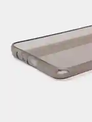 Тёмно-серый чехол силиконовый для Realme C21, накладка, бампер прозрачный затемненный RedLine