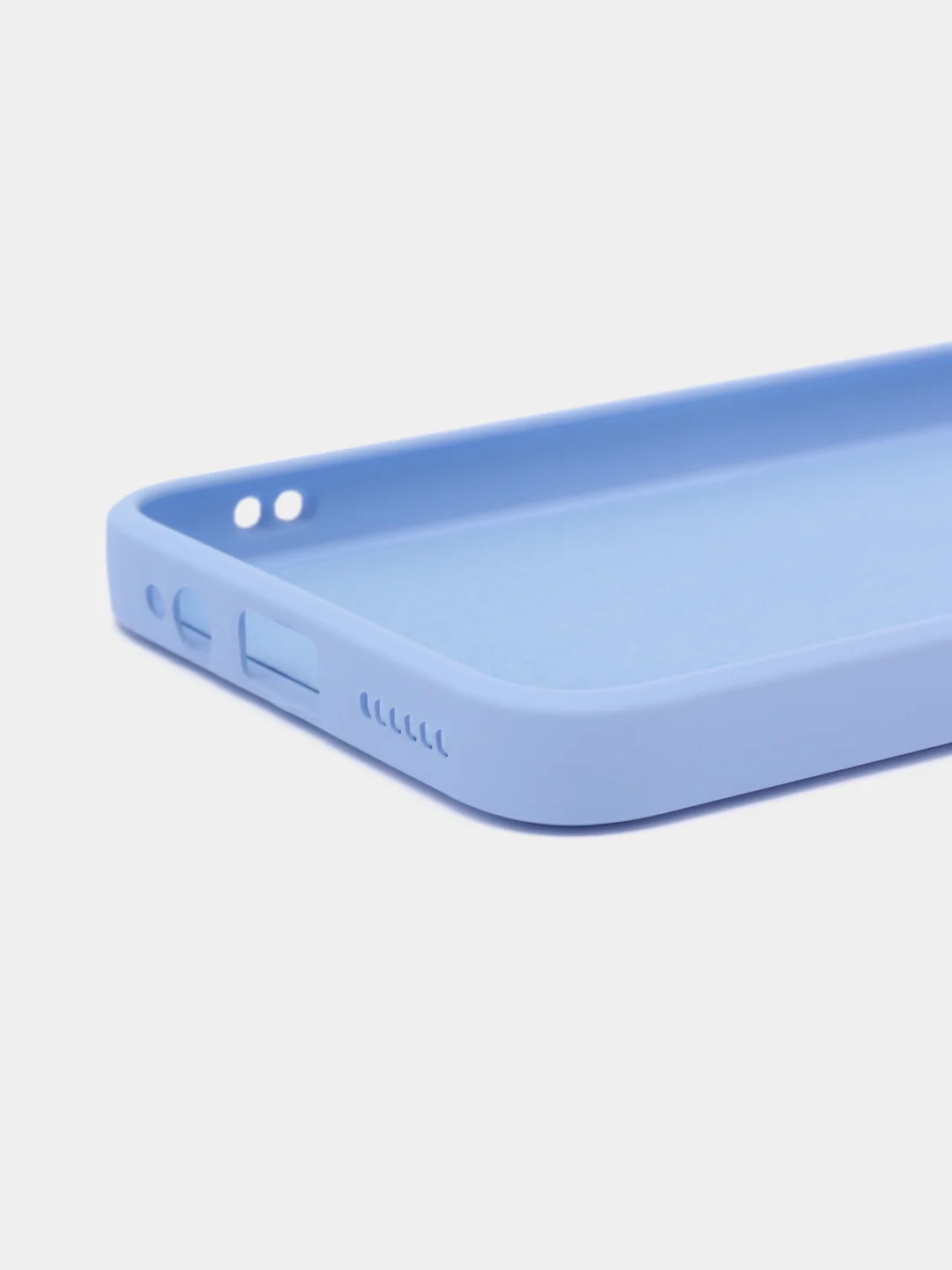 Голубой чехол силиконовый для Tecno Spark 8P Microfiber, бампер, голубой, красный, синий, Borasco